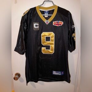 Mens NFL Drew Brees #9 New Orleans Saints football jersey 🏈